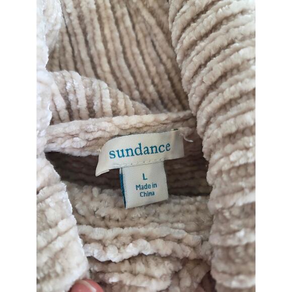 SUNDANCE Charming Chalet Chenille Seeater Large Cream - Picture 4 of 7